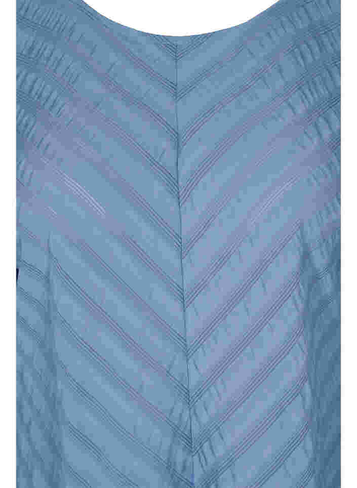 Bluse med 3/4 ærmer, Coronet Blue, Packshot image number 2