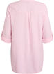 Tunika i bomuldsmusselin med broderi anglaise, Lyser&oslash;d, Packshot image number 1