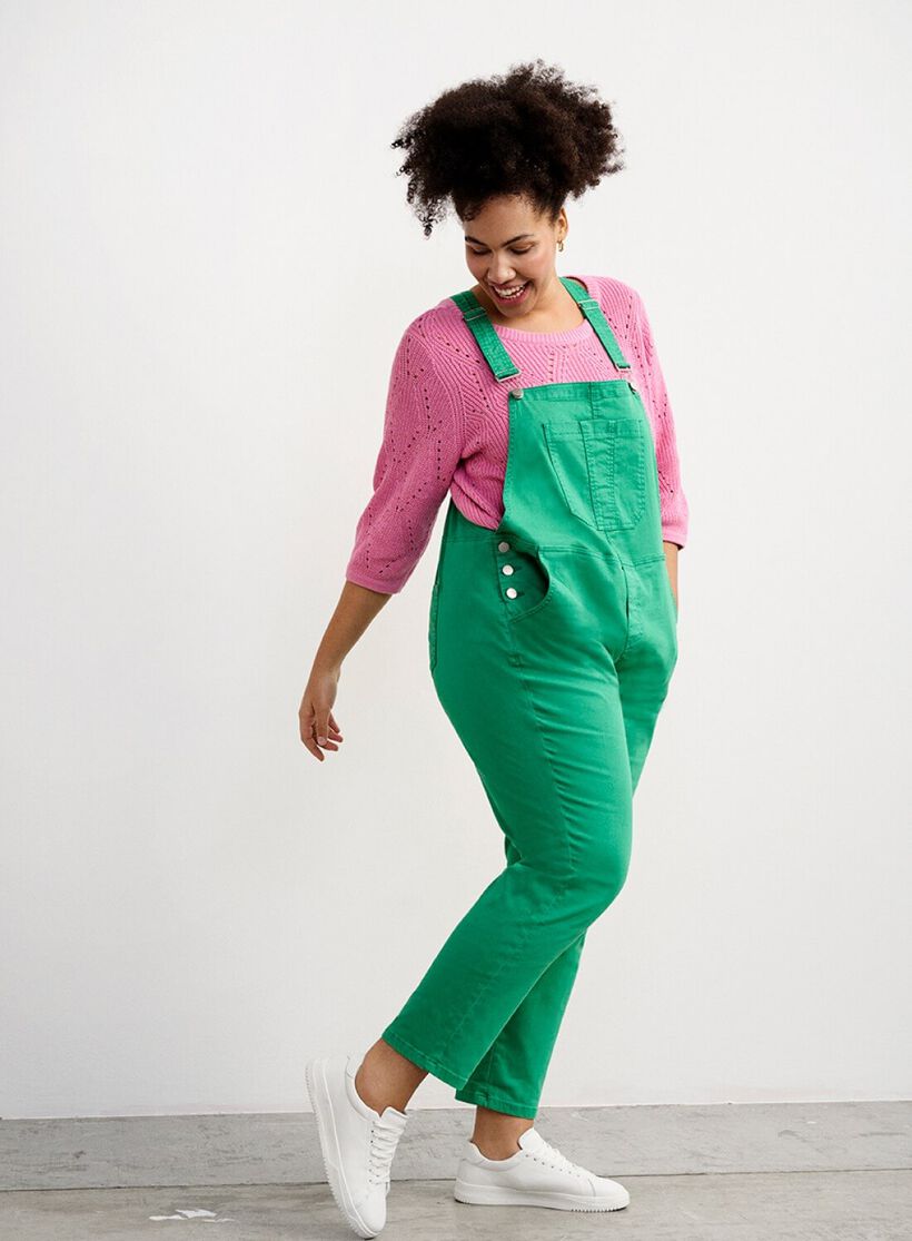 Farvet overalls, , Model