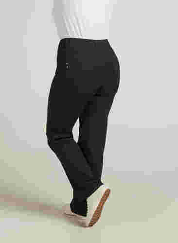Regular fit Gemma jeans med høj talje, Black, Model image number 1