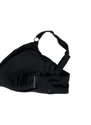 Bikini bøjle bh med draperinger, Black, Packshot image number 3