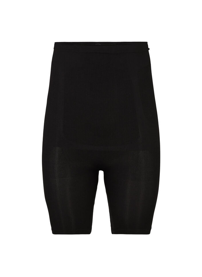 H&oslash;jtaljede shapewear shorts, Sort, Packshot image number 0