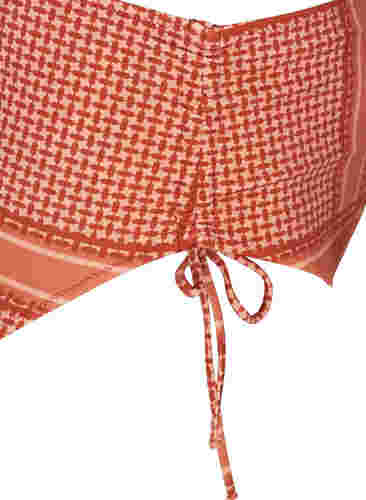 Printet bikini underdel med høj talje, Tandori Scarf Print, Packshot image number 3
