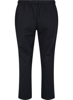Klassiske bukser med vidde, Black, Packshot image number 1
