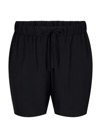 Shorts med lommer og elastik i taljen