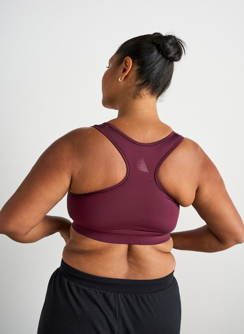 Sports-bh med racerback, R&oslash;d, Model image number 2