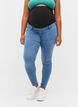 Graviditets jeggings i bomuldsmix, Light blue denim, Model image number 2
