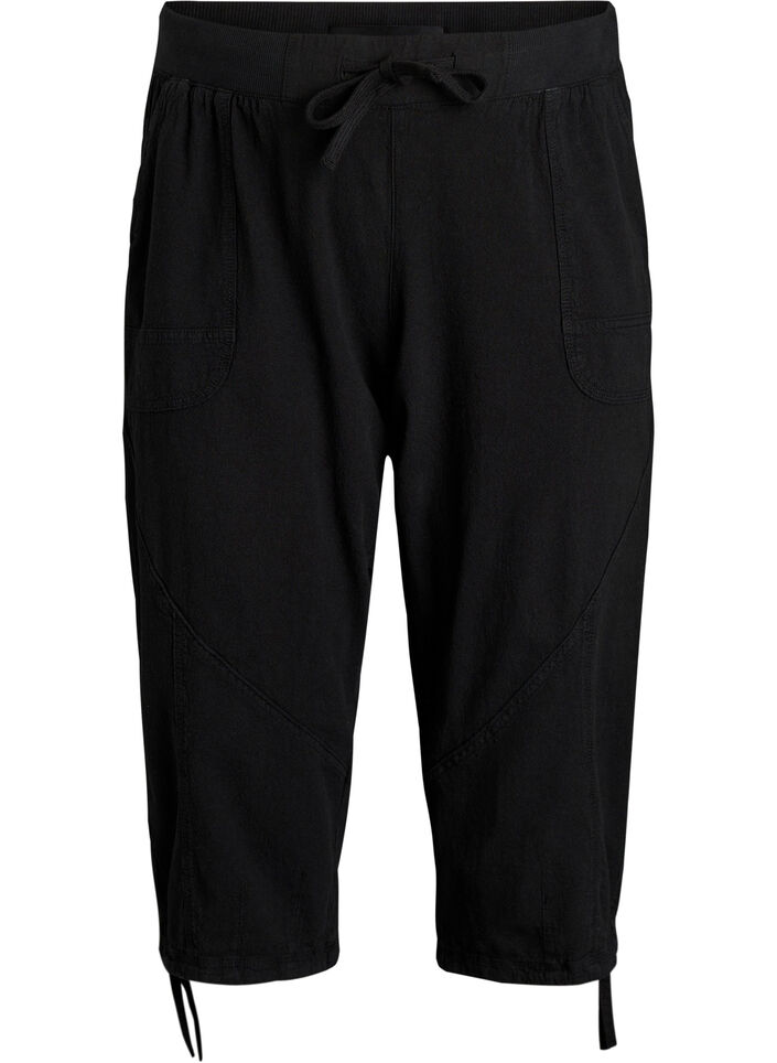 Knickers i bomuld, Sort, Packshot image number 0