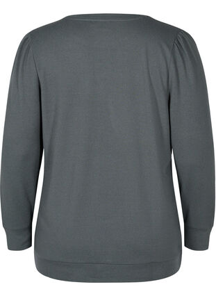 Langærmet bluse med skulderdetalje, Urban Chic, Packshot image number 1