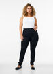 Amy jeans med h&oslash;j talje og super slim fit, Sort, Model image number 0