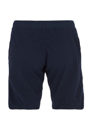 Løse shorts med lommer i bomuld, Night Sky, Packshot image number 1