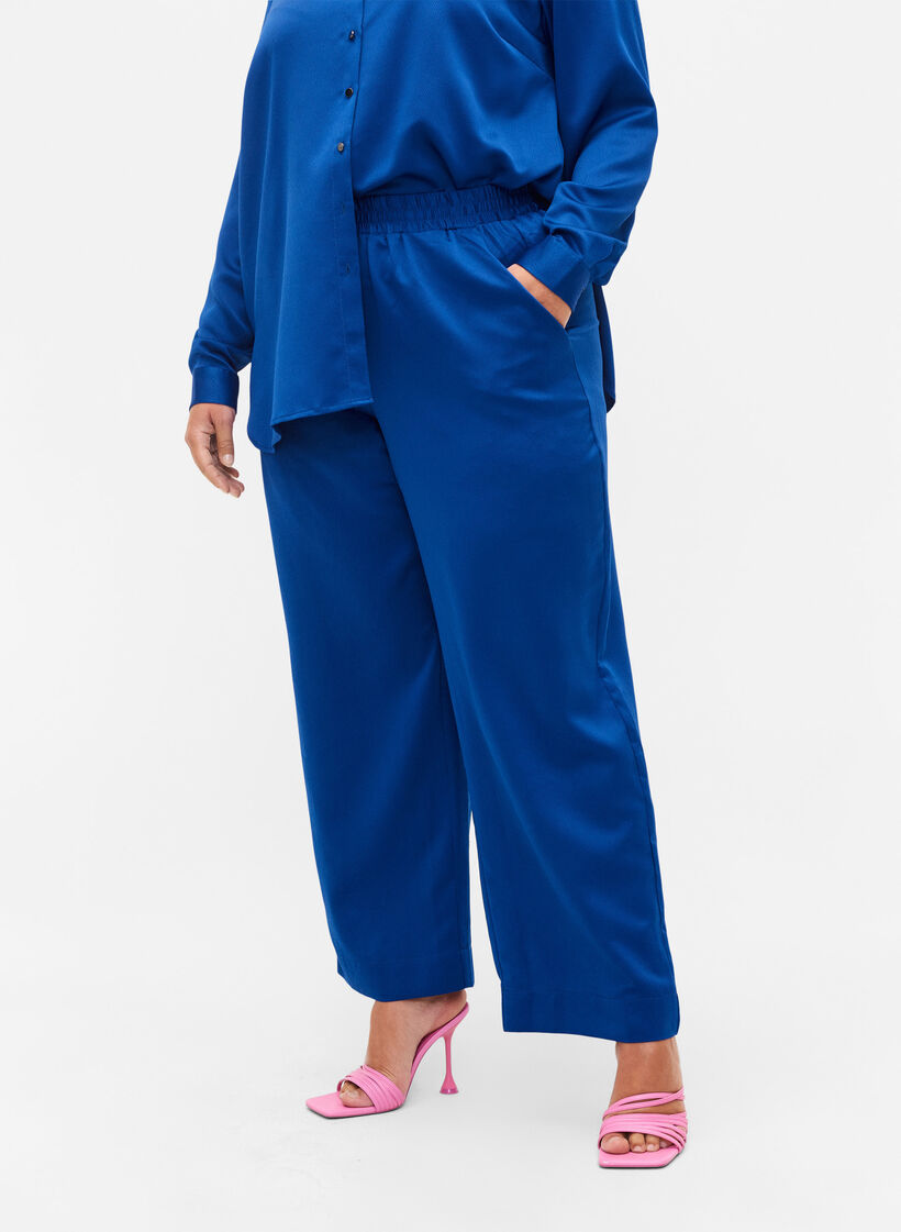 L&oslash;se bukser i let shine med vidde, Surf the web, Model image number 1