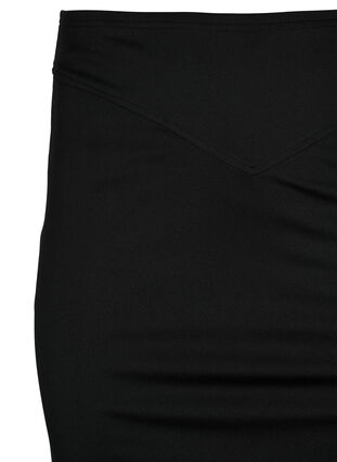 Tætsiddende nederdel med lynlås i siden, Black, Packshot image number 2