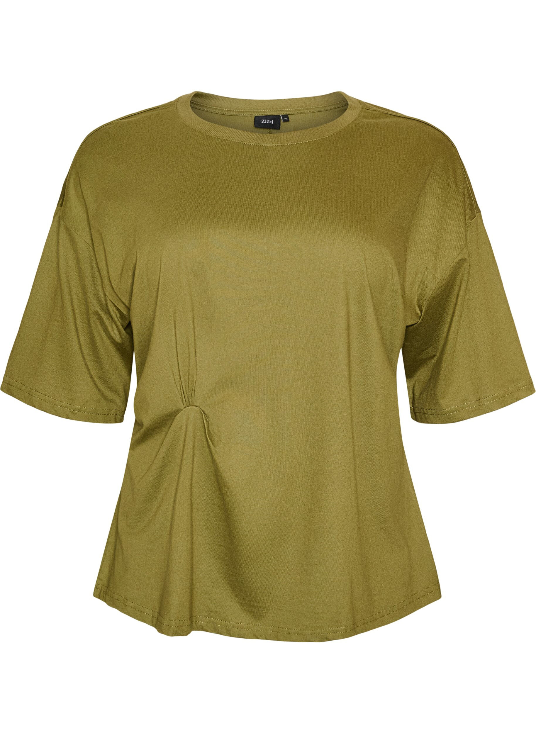 T-shirt med draperet detalje