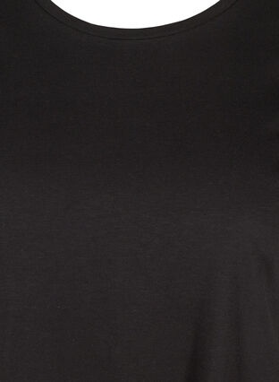 2-pak kortærmet t-shirt i bomuld, Black/Black, Packshot image number 2