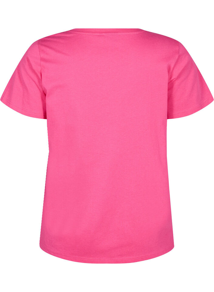 Bomulds t-shirt med motiv, Raspb. w. Strawberry, Packshot image number 1