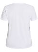 T-shirt med motiv, Hvid, Packshot image number 1