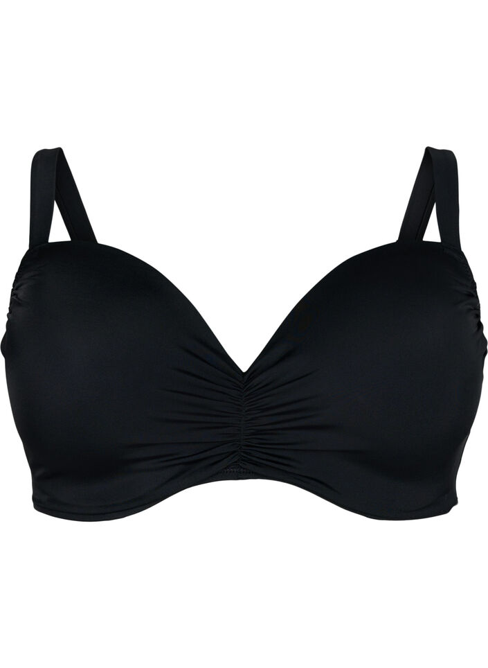 Bikini bh med formstøbte skåle, Black, Packshot image number 0