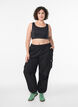 Sports-bh med racerback, Sort, Model image number 1