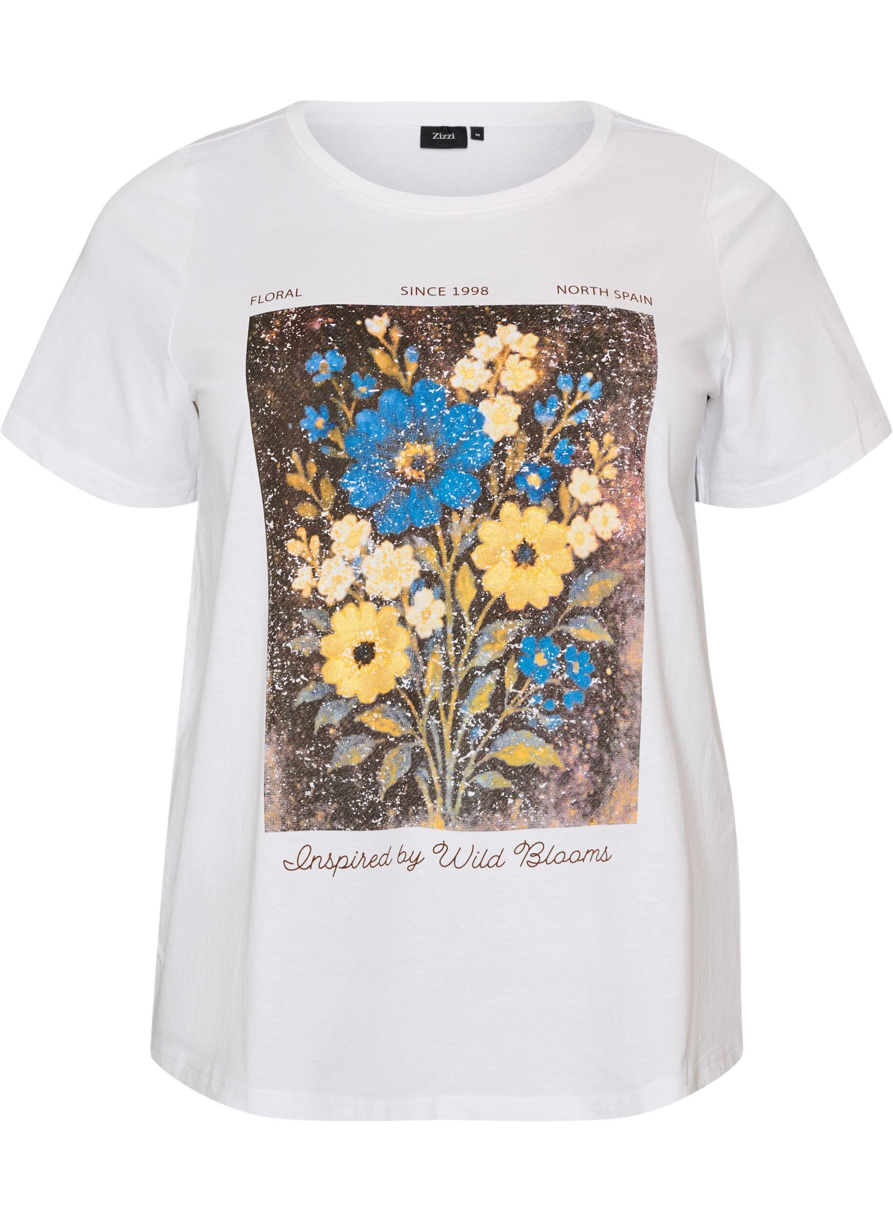 T-shirt i bomuld med print foran