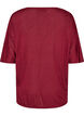 L&oslash;s T-shirt i viskosejersey, R&oslash;d, Packshot image number 1