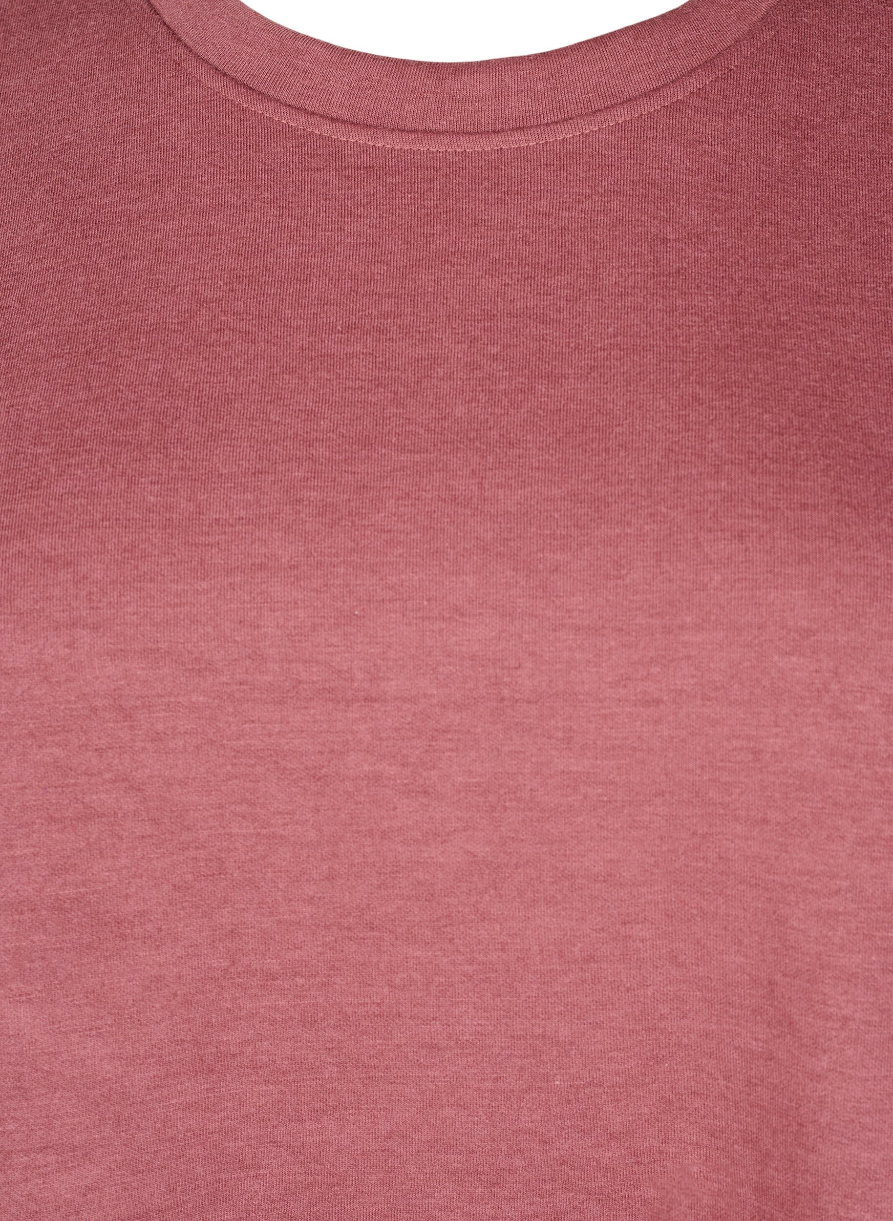 Zizzi FLASH - Sweatshirt med rund hals , Brun, Packshot image number 2