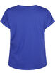 Kort&aelig;rmet t-shirt i bomuldsblanding, Bl&aring;, Packshot image number 1