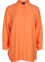 Lang skjorte i viskose , Celosia Orange