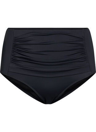 Bikini underdel med høj talje, Black, Packshot image number 0