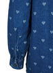 Denimskjorte med hjerter, L. Blue D. W. Heart, Packshot image number 3