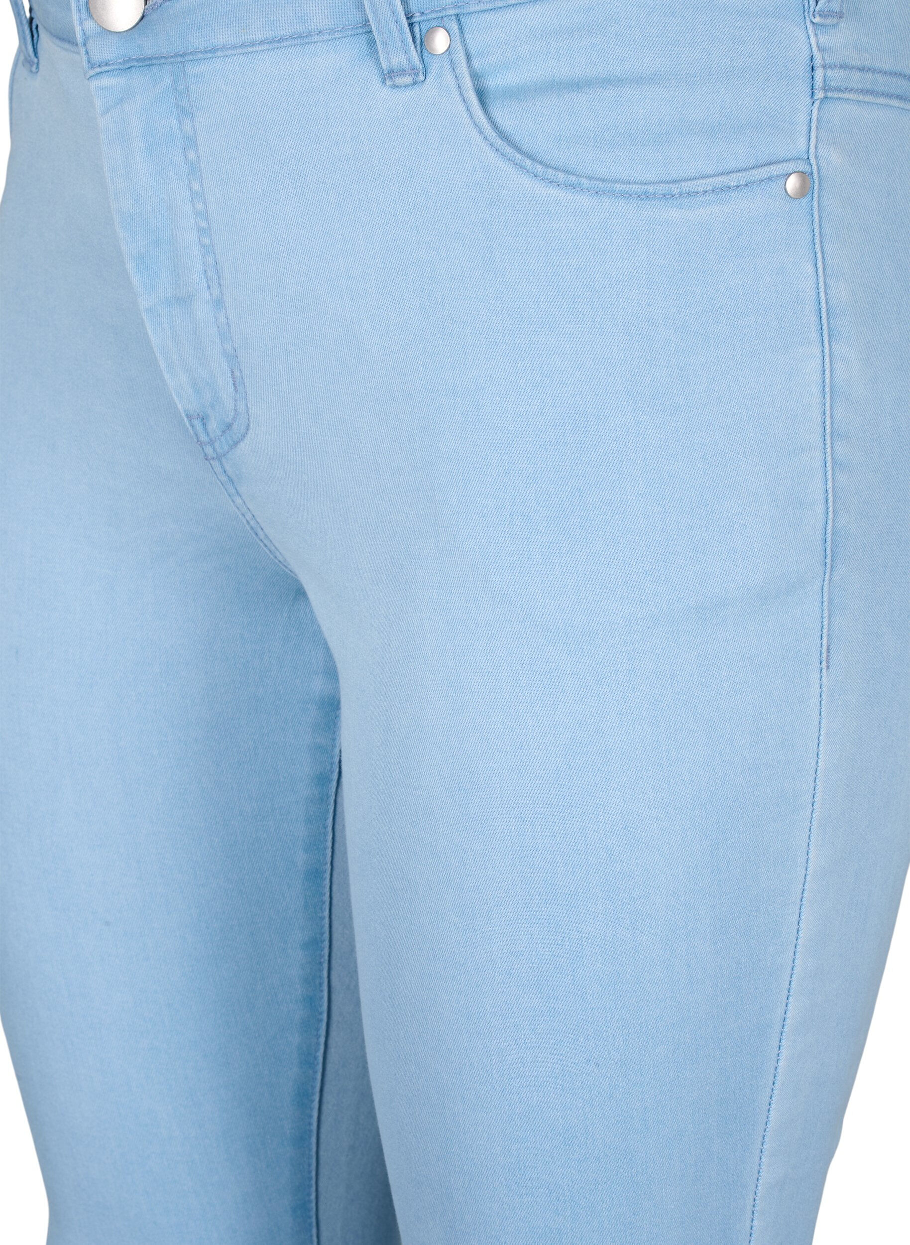 Zizzi Viona jeans med regul&aelig;r talje, Bl&aring;, Packshot image number 2