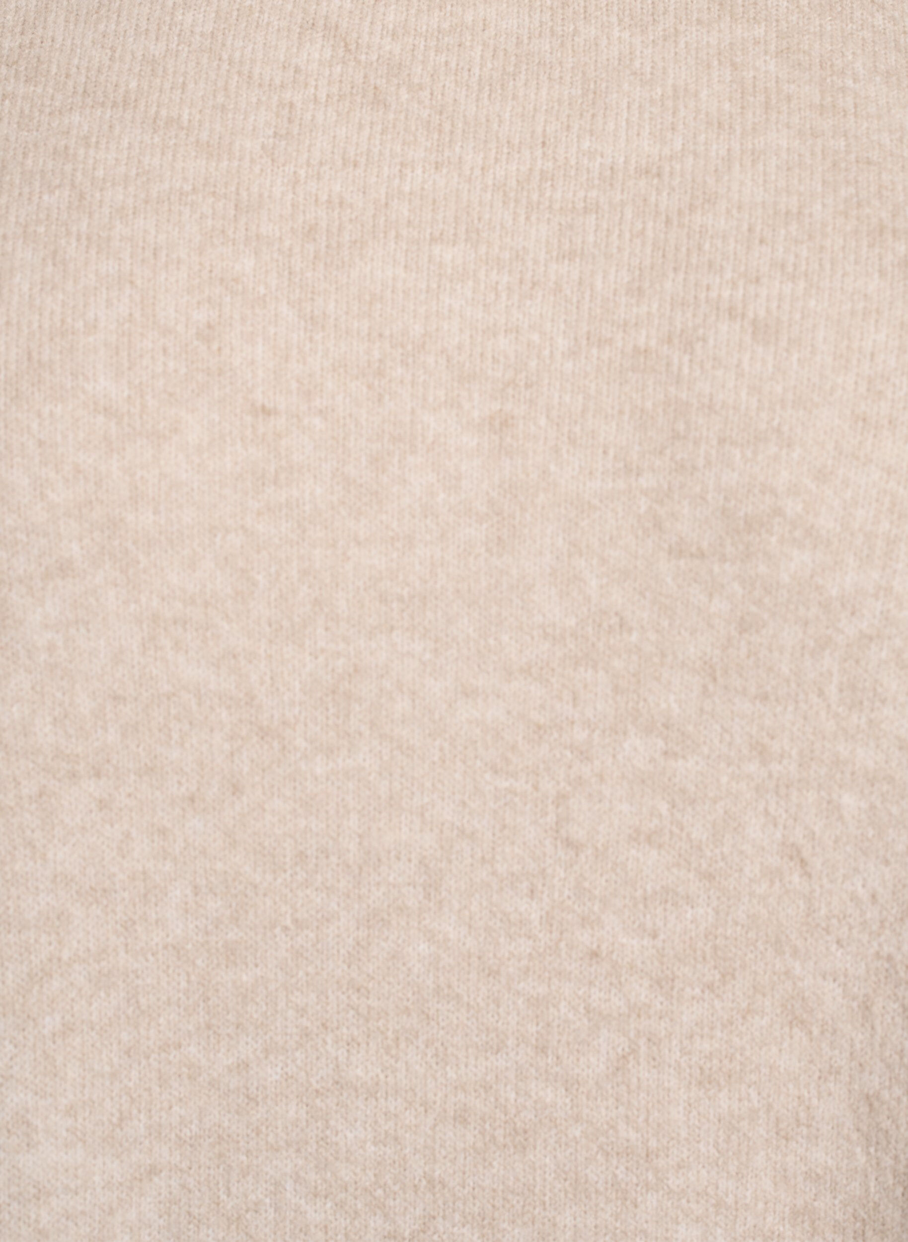 Zizzi Kort strikkjole uden &aelig;rmer, Beige, Packshot image number 2