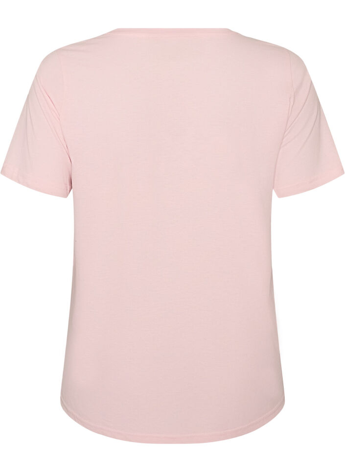 T-shirt med motiv, Lyser&oslash;d, Packshot image number 1