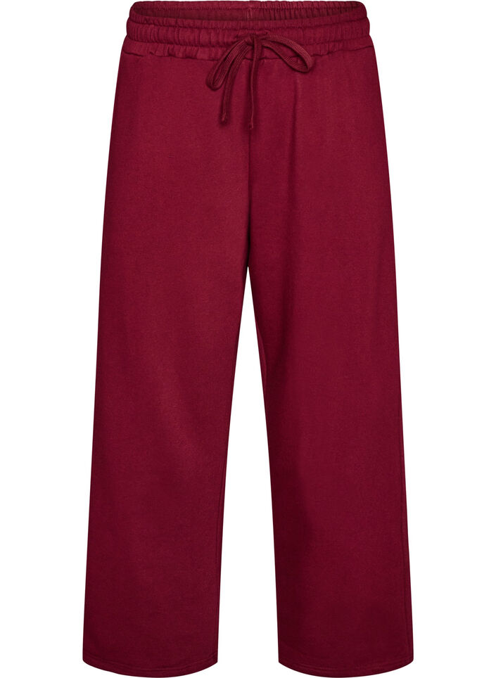 Sweatpants med lommer, R&oslash;d, Packshot image number 0