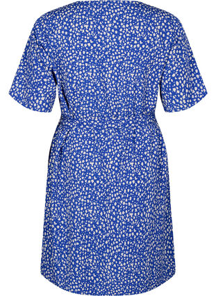 FLASH - Kortærmet kjole med bælte, Surf the web Dot, Packshot image number 1
