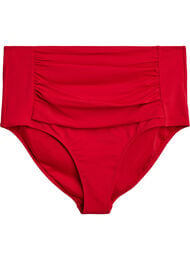 Bikini underdel med h&oslash;j talje, R&oslash;d