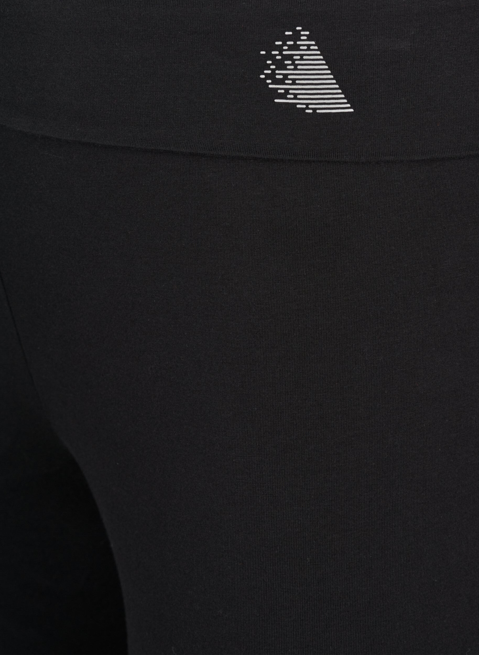 ZizziSportsbukser i bomuld, Sort, Packshot image number 2