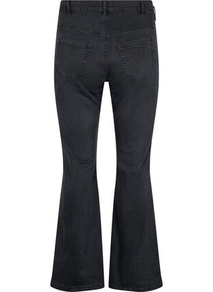 Ellen bootcut jeans med høj talje, Grey Denim, Packshot image number 1