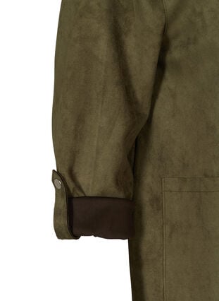 Åben jakke med store lommer, Olivie Night, Packshot image number 2