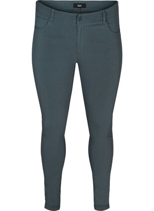 Slim fit bukser med lommer, Dark Slate, Packshot image number 0