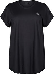 Lang trænings t-shirt, Sort