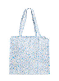 Shoppingbag med lynl&aring;s, Bl&aring;