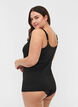 Light shapewear top med justerbare stropper, Black, Model image number 1