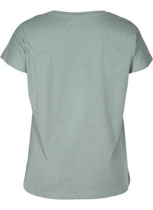 T-shirt med v-hals, Balsam Green, Packshot image number 1