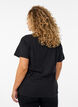 T-shirt med motiv, Sort, Model image number 2