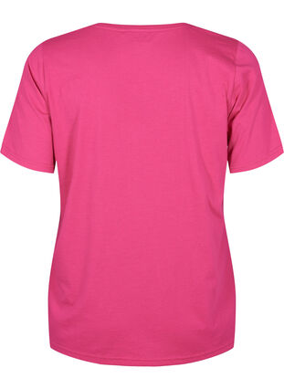 FLASH - T-shirt med v-hals, Raspberry Rose, Packshot image number 1