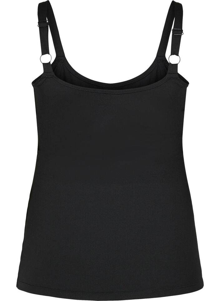 Light shapewear top med justerbare stropper, Black, Packshot image number 1