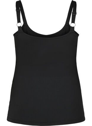 Light shapewear top med justerbare stropper, Black, Packshot image number 1