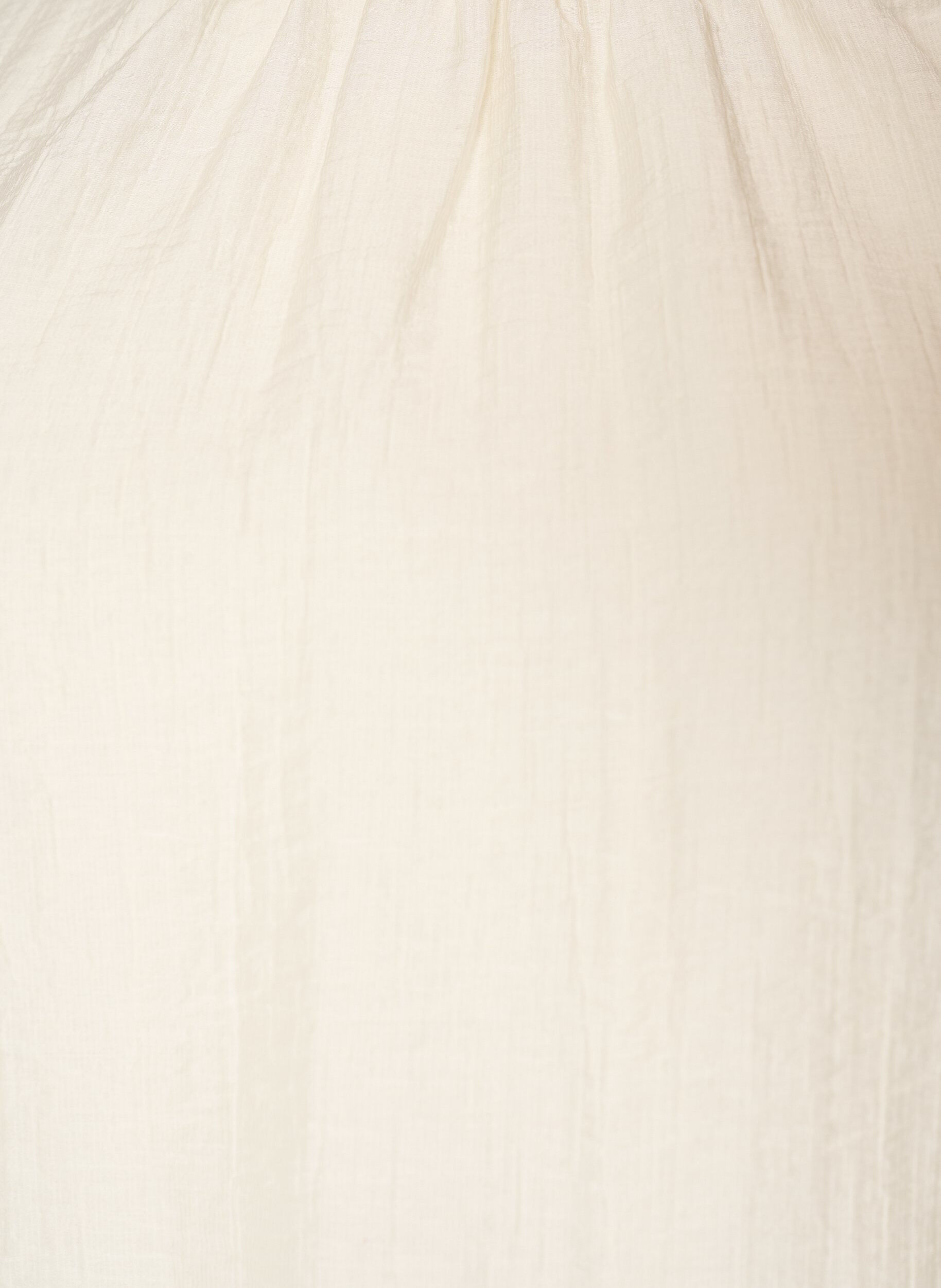 ZizziBluse med fl&aelig;ser og ballonform, Vanilla, Packshot image number 2