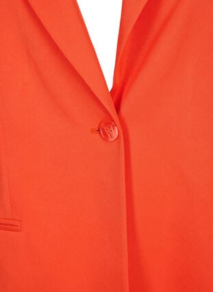 FLASH - Enkel blazer med knap, Orange.com, Packshot image number 2